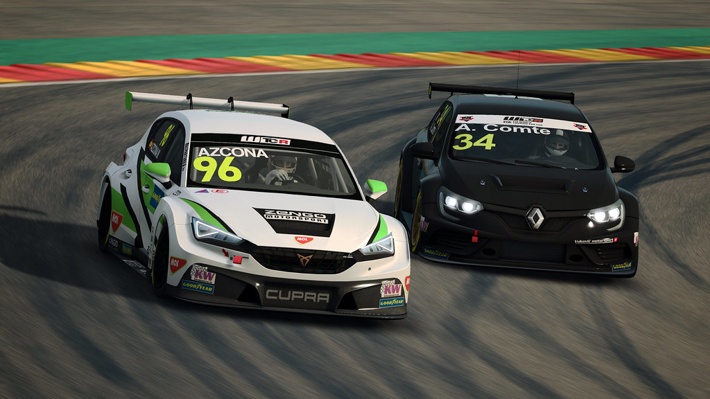 RaceRoom 2020 WTCR CUPRA Leon Competición and Vuković Motorsport Renault Mégane RS TCR