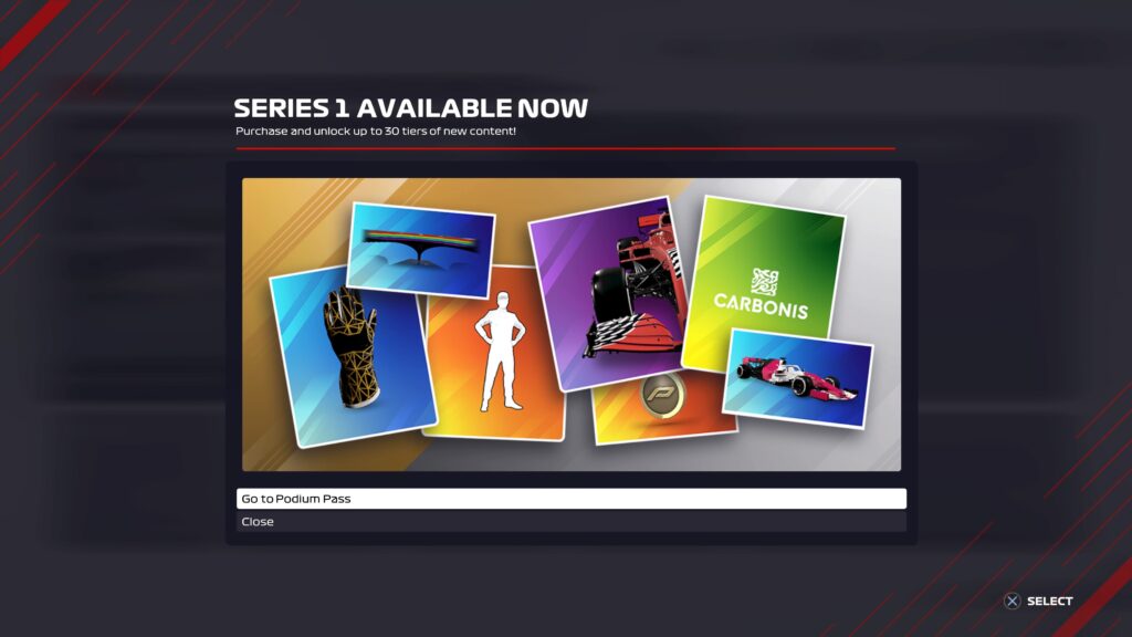 F1 2021 Podium Pass Interstitial