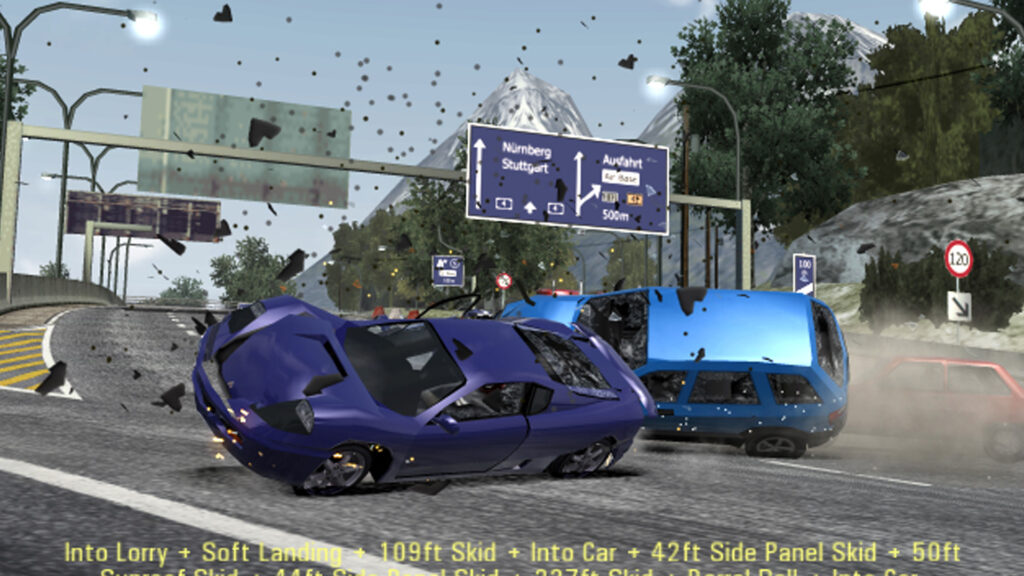 Burnout 3 Takedown crash