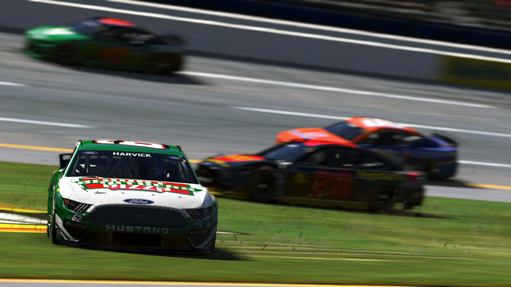 Keelan Harvick's spin eNASCAR