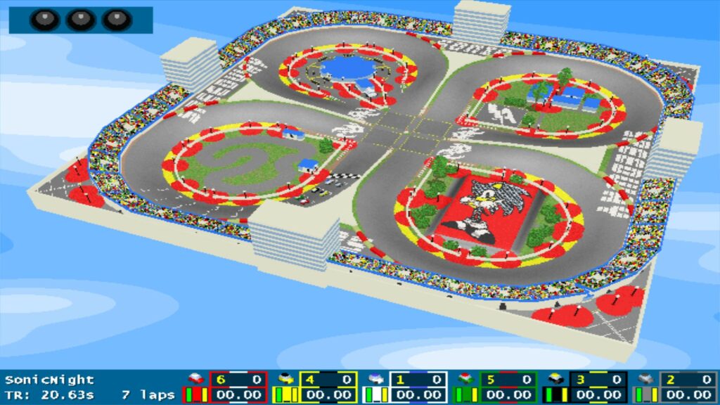 GeneRally figure of eight circuit