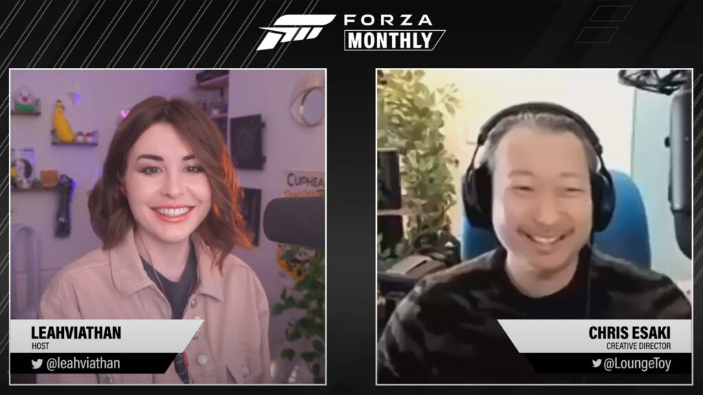 Leahviathen and Chris Esaki discuss Forza Motorsport