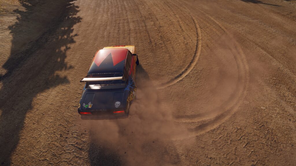 Wreckfest PS5 dirt deformation