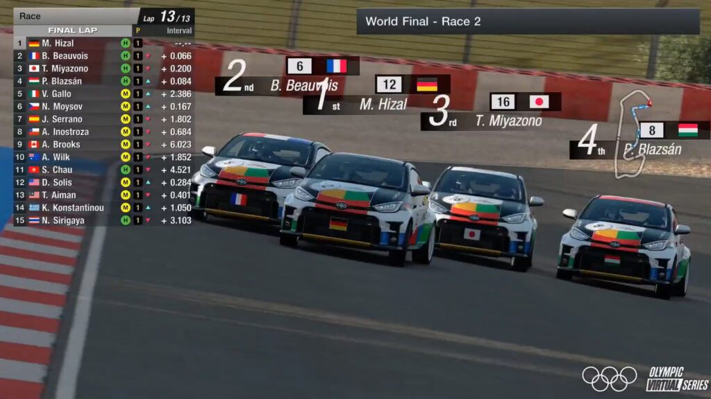 Olympic Virtual Motor Sport Event 2021 Toyota GR Yaris