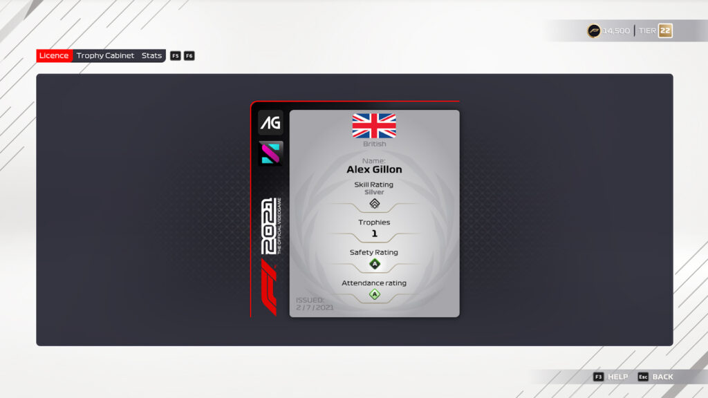 F1 2021 Online Licence