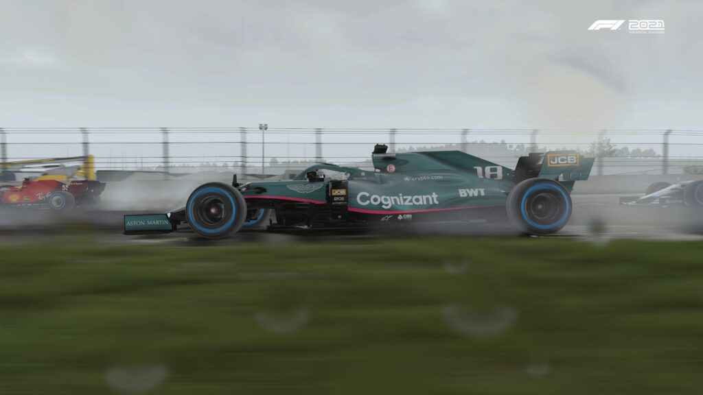 F1 2021 Lance Stroll, rain, game, Hungary