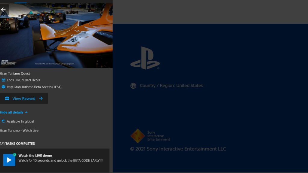 Gran Turismo 7 beta code experience playstation