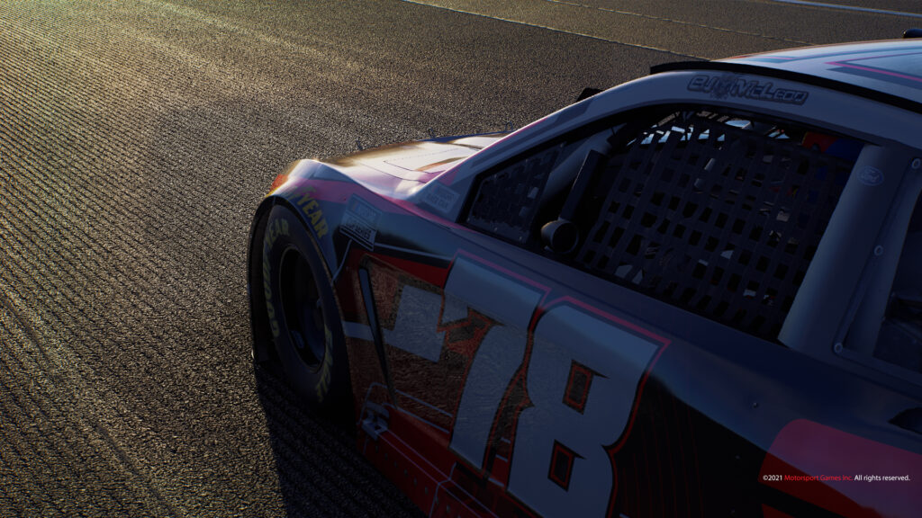 New NASCAR game, surface detail