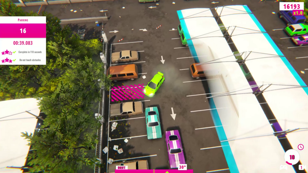 Power Of Slide parking challenge