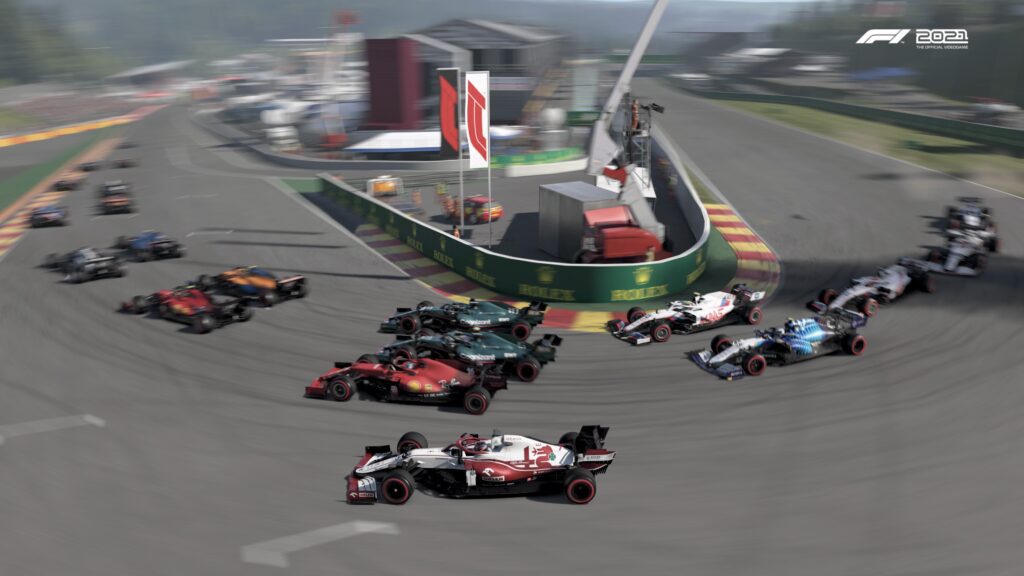 F1 2021 game Spa Alfa Romeo