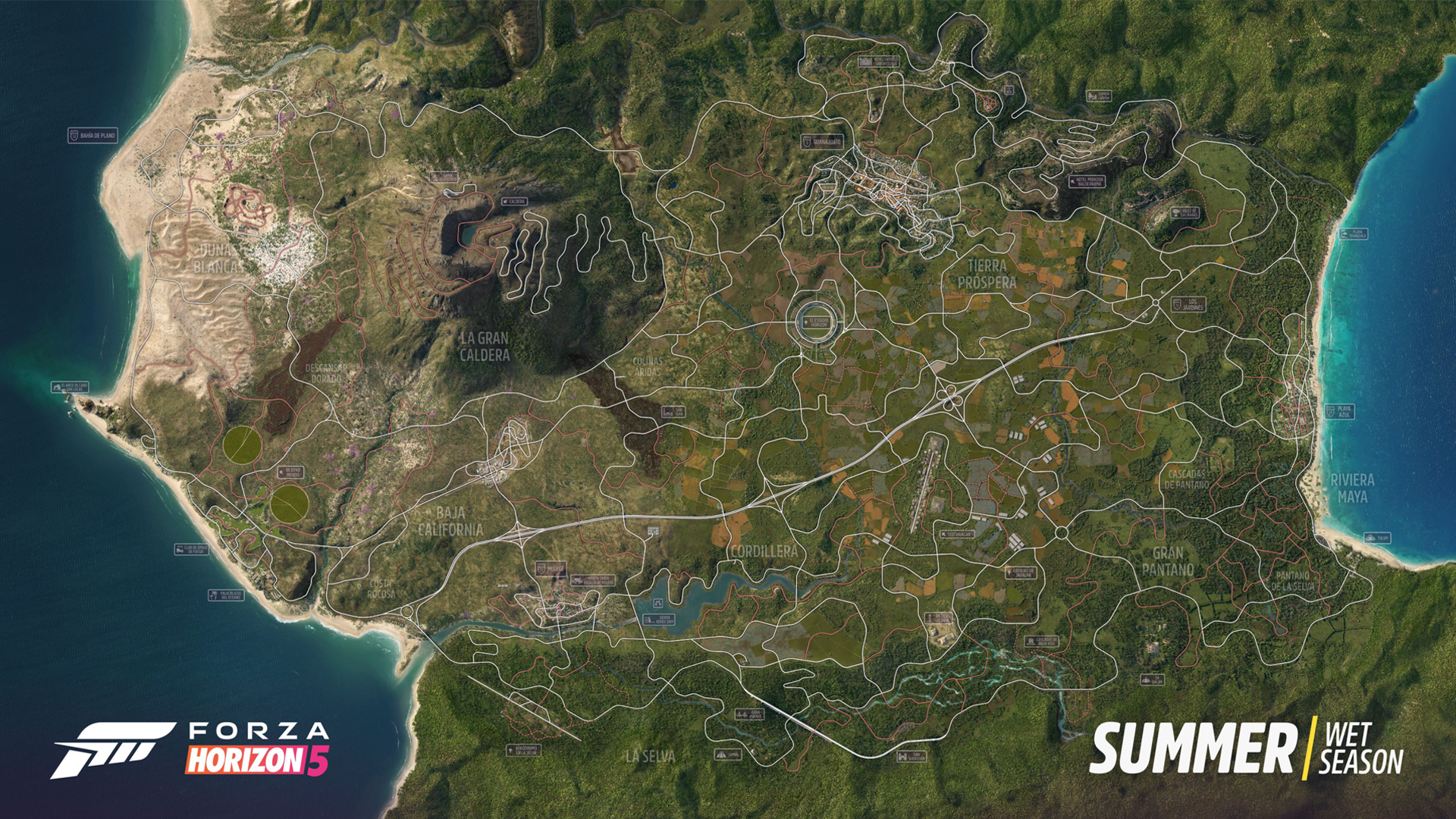 Forza Horizon 5 Map