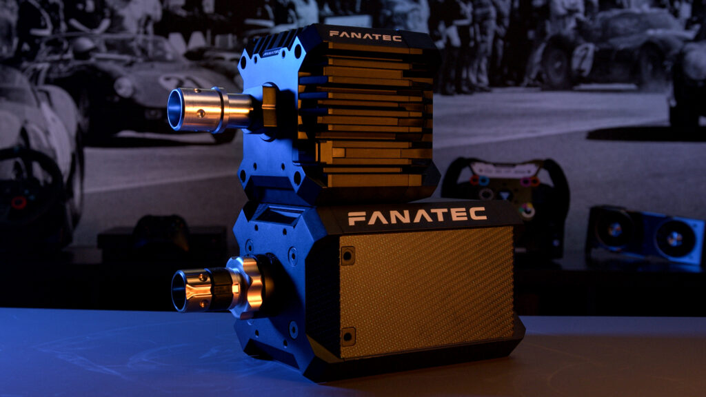 Fanatec CSL DD on top of a DD1