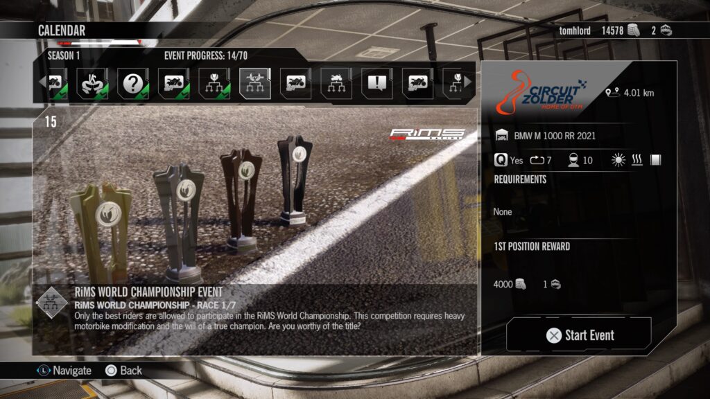 RiMS Racing career