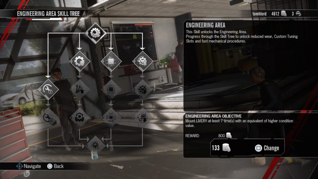 RiMS Racing skill tree