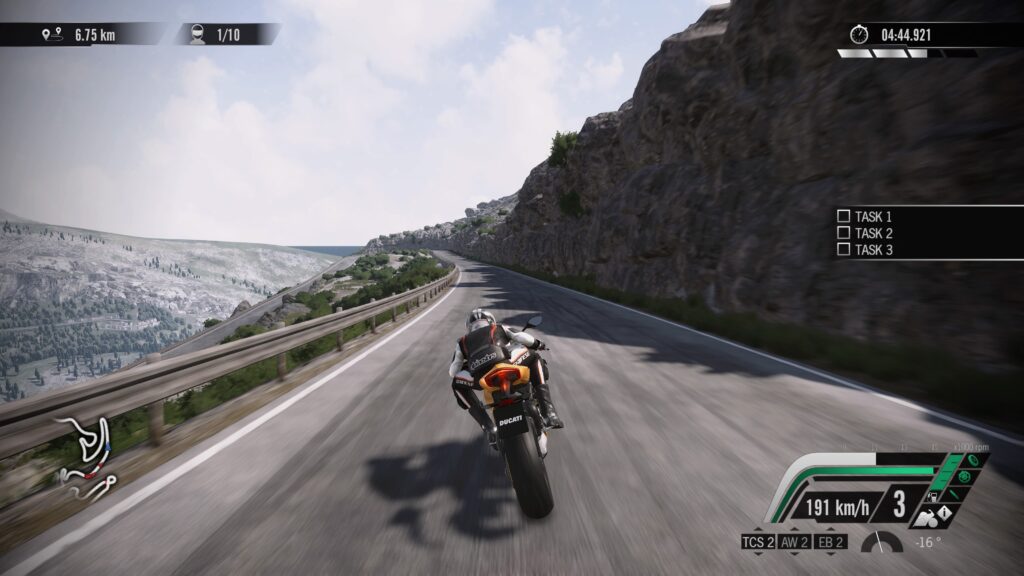 RiMS Racing Ducati road route