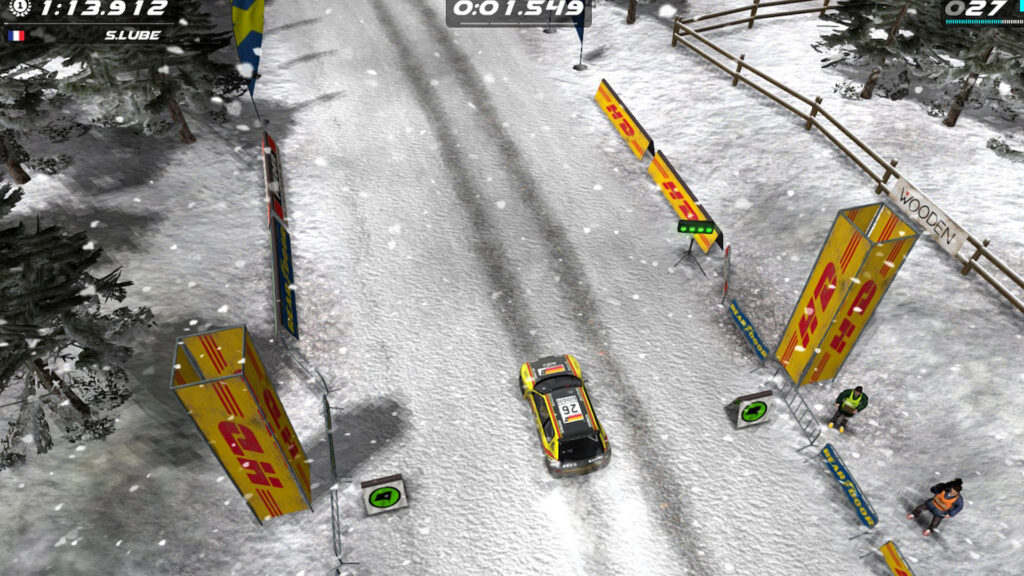 Rush Rally Origins snow