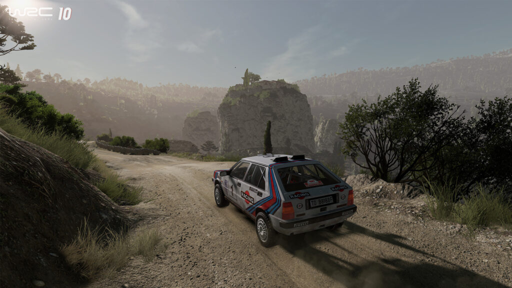 WRC 10 game, Lancia Delta 1987, Greece Acropolis