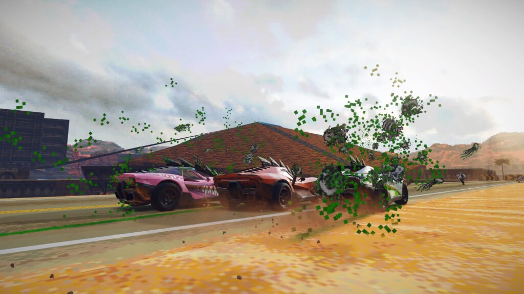 Wreckfest Eagle-R zombie kill