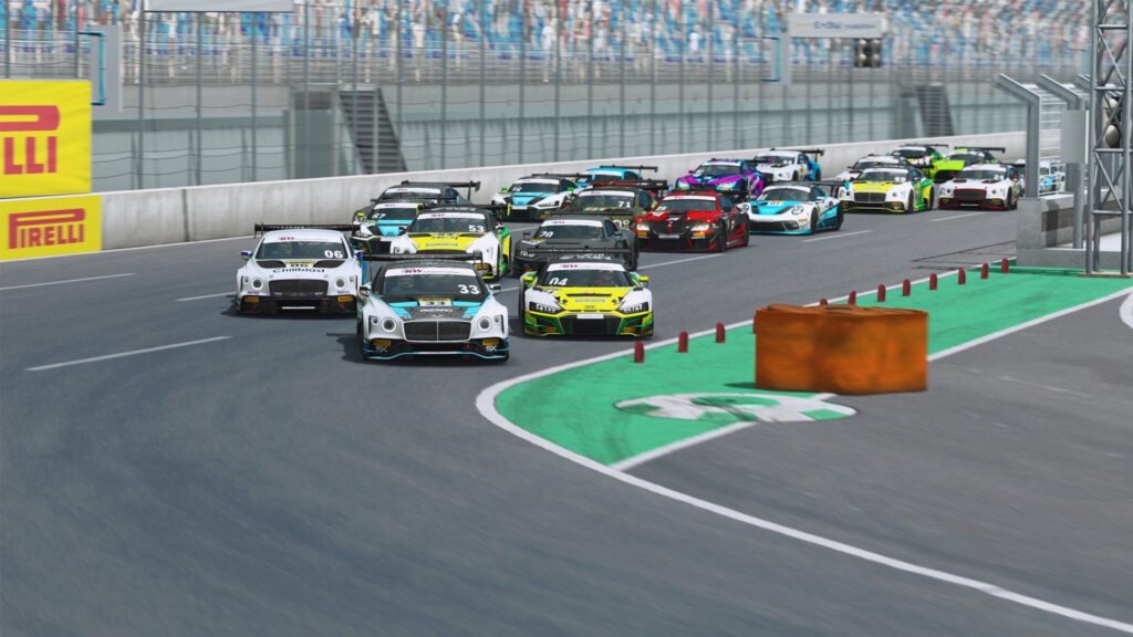 ADAC GT Masters Esports 2021 Round 5 Race Start Endurance Race