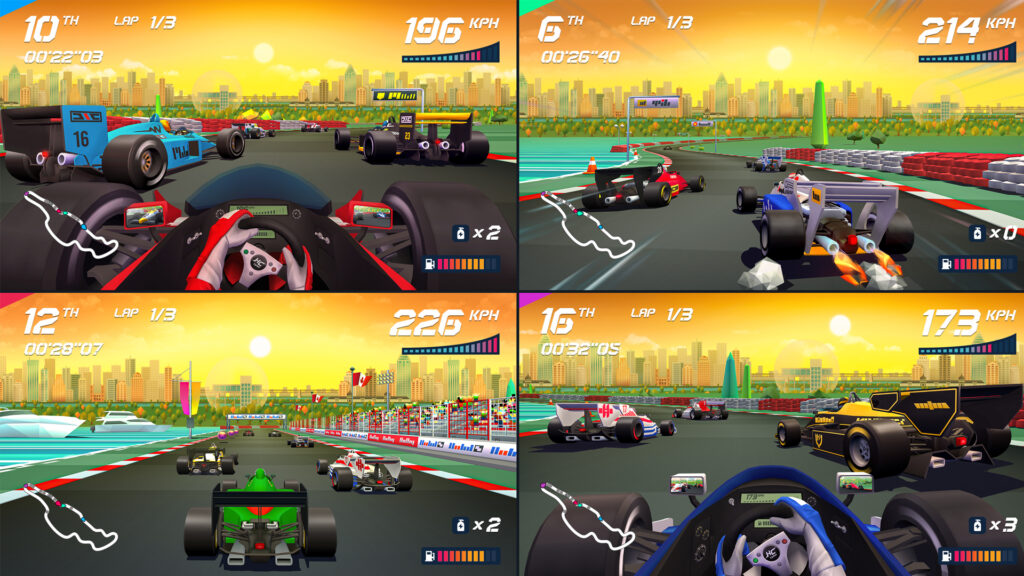 Horizon Chase’s Senna Forever Expansion DLC split screen