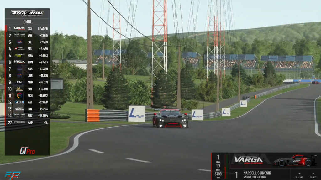 Marcell Csincsik - Varga SimRacing wins Sprint Race GT Pro Series Season 4 Loch Drummond