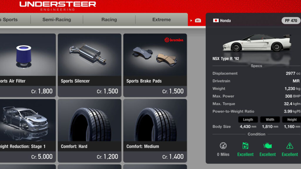 Gran Turismo 7 Brembo Understeer Engineering