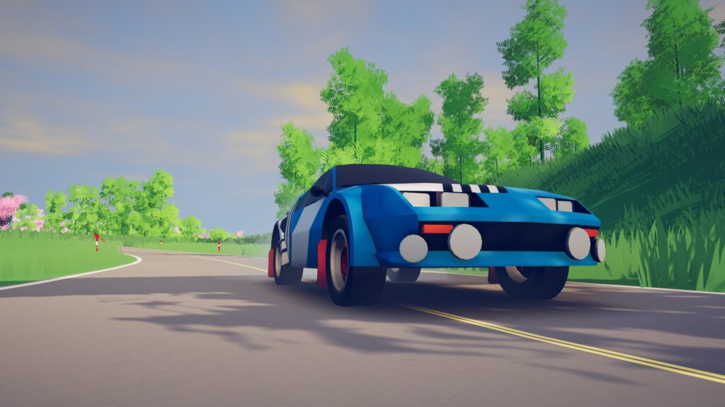 Alpine A310 aka la super montaine art of rally front