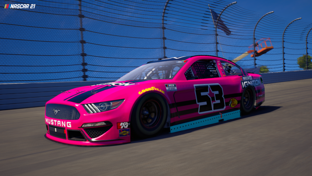 NASCAR 21: Ignition pink paint scheme