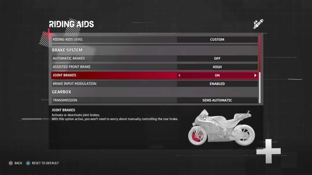 MotoGP 21 Joint Brakes
