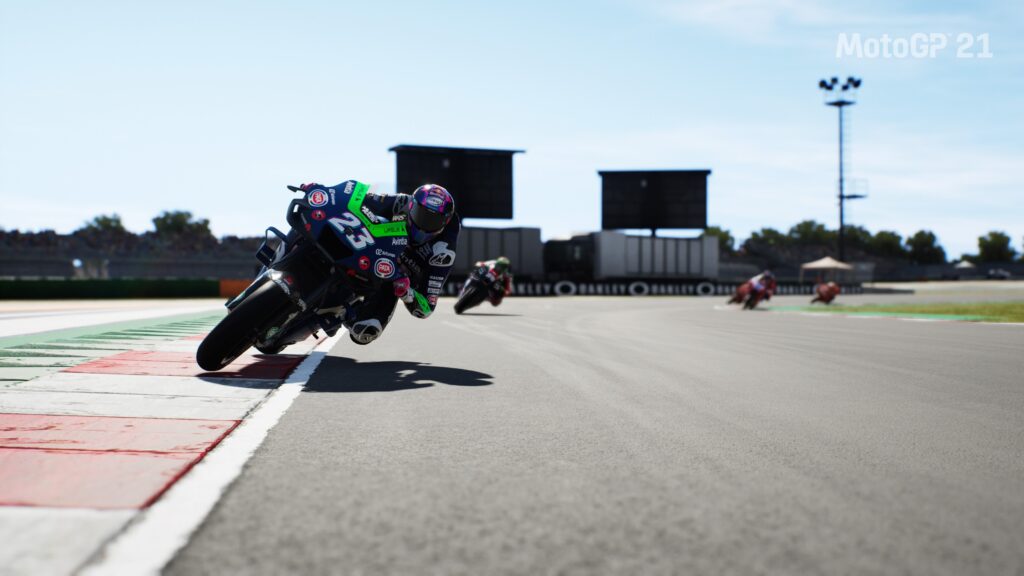 MotoGP 21 corner exit