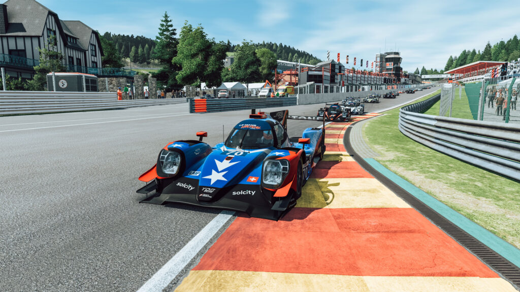 Race Start Le Mans Virtual Series Spa Eau Rouge