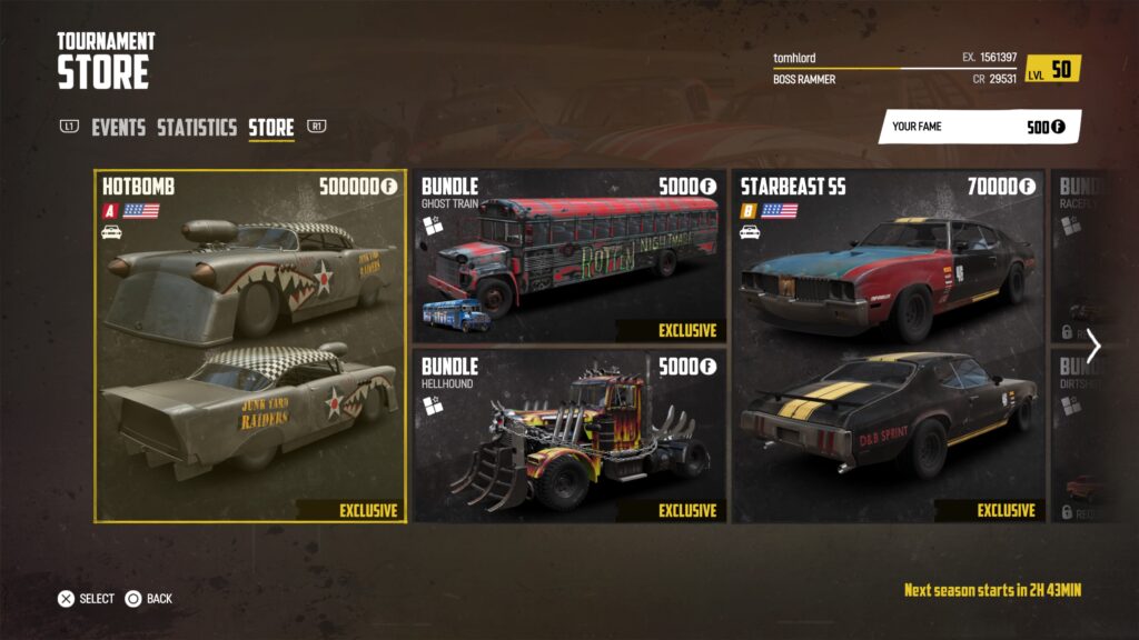 Wreckfest Hotbomb vehicle