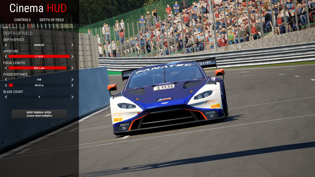 Aperatue Assetto Corsa Comeptizione Cinema HUD
