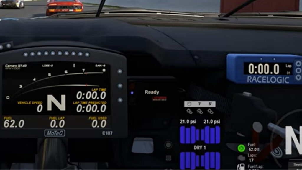 Assetto Corsa Competizione tyre temperature