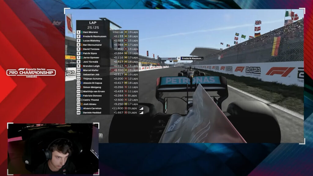 F1 Esports Series Pro 2021, Zandvoort, Dani Moreno wins