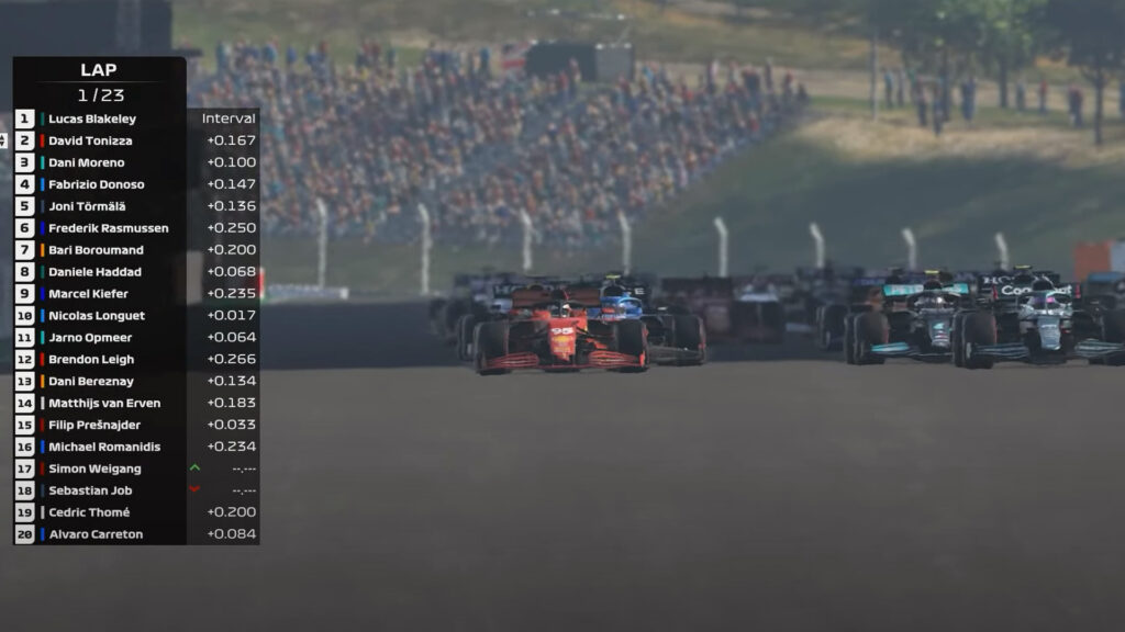 F1 Esports Series Pro 2021,Portual Algarve International, race start