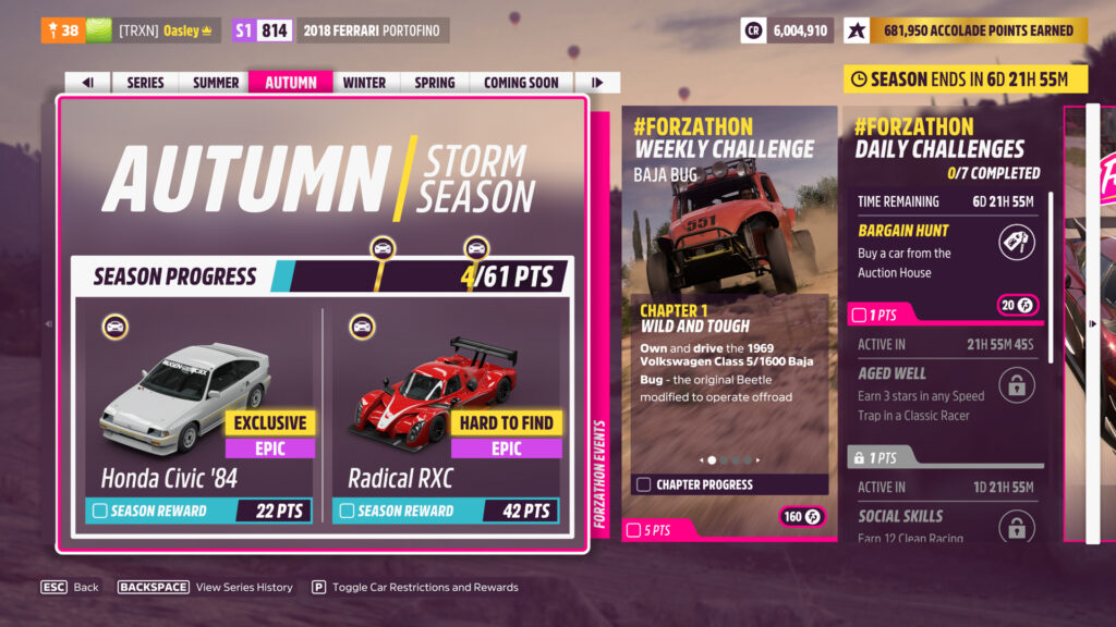 Forza Horizon 5 #FORZATHON Weekly Challenge Autumn Series 1 Wild and Tough