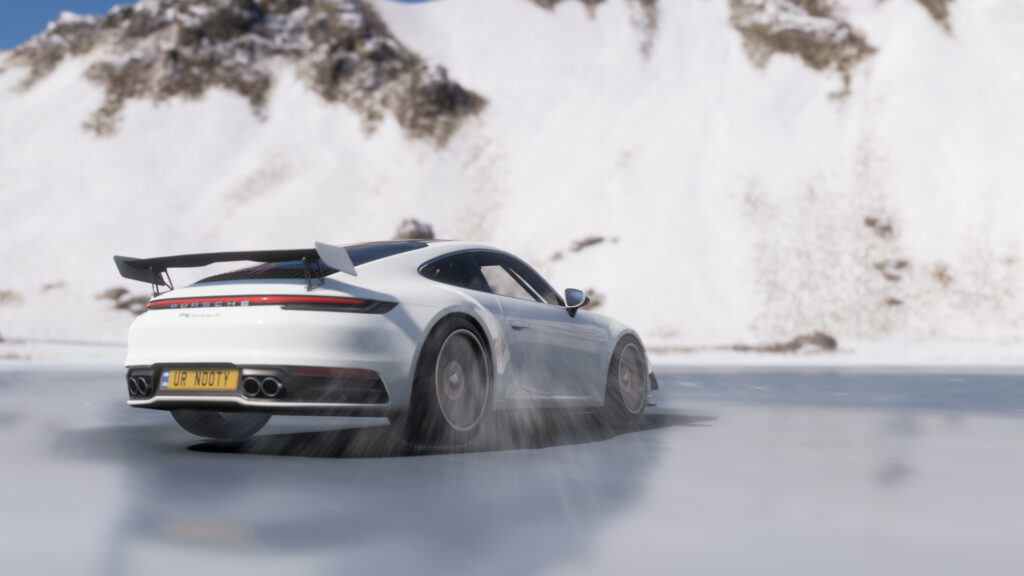 Forza Horizon 5, La Gran Caldera volcano, ice and snow