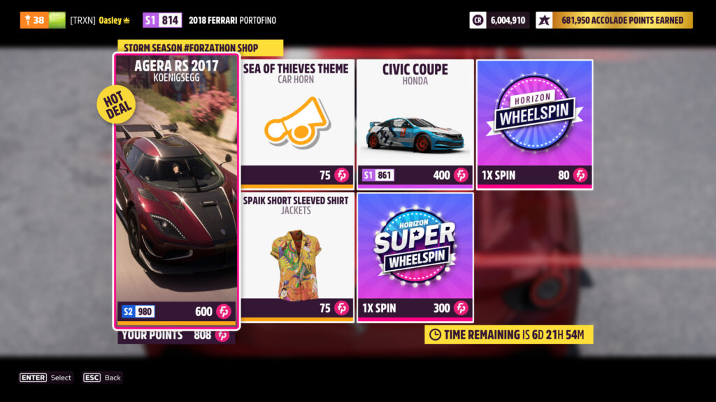Series 1 Storm Season #FORZATHON shop Forza Horizon 5