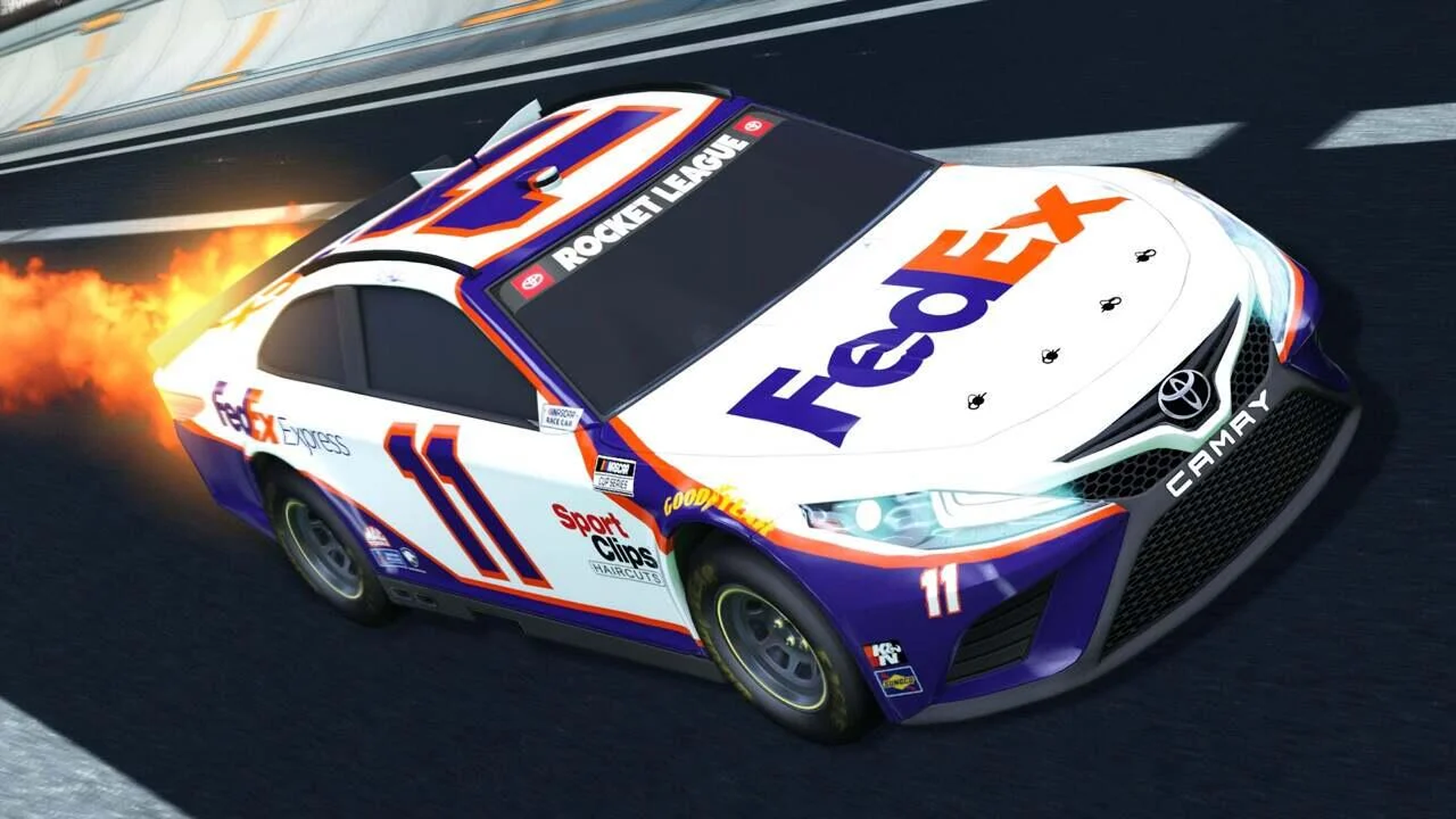 Rocket League adds more liveries to the NASCAR Fan Pack