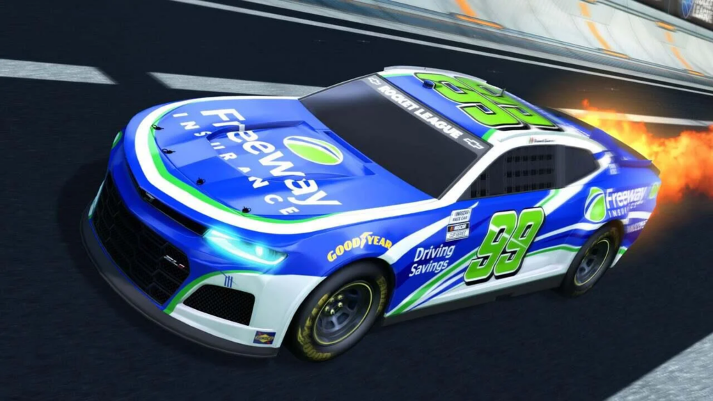 Rocket League adds more liveries to the NASCAR Fan Pack