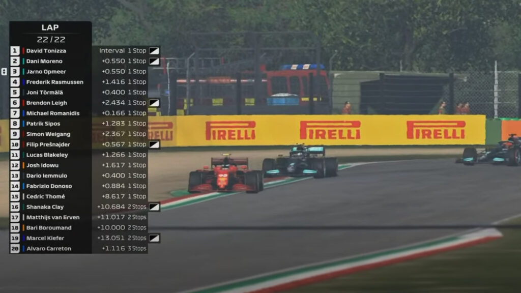 F1 Esports Series Pro 2021, Imola, David Tonizza wins