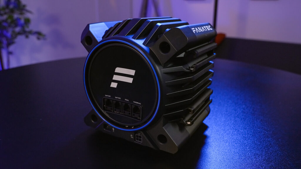 Fanatec Gran Turismo DD PRO wheel base rear