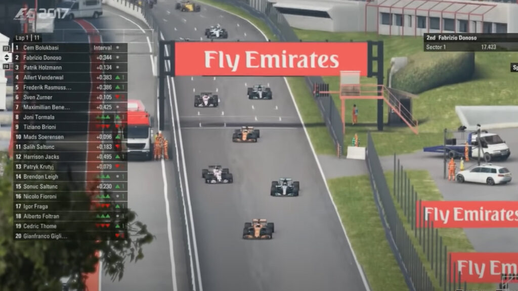 Cem Bolukbasi leads F1 Esports 2017
