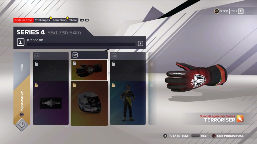 F1 2021 Series 4 Podium Pass Terroriser Gloves