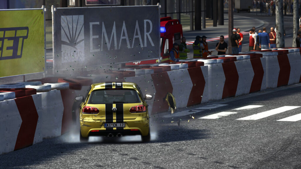 GRID Autosport crash and rewind