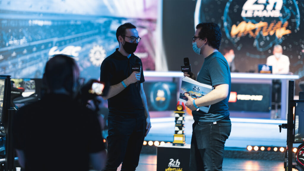 Lewis McGlade talks to John Munro for Traxion.GG, 2022 24 Hours of Le Mans Virual
