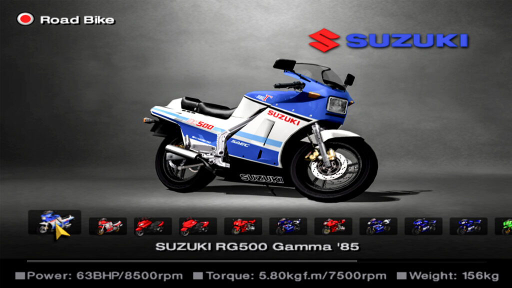 Tourist Trophy PS2 Polyphony Digital Suzuki RG500 Gamma 1985