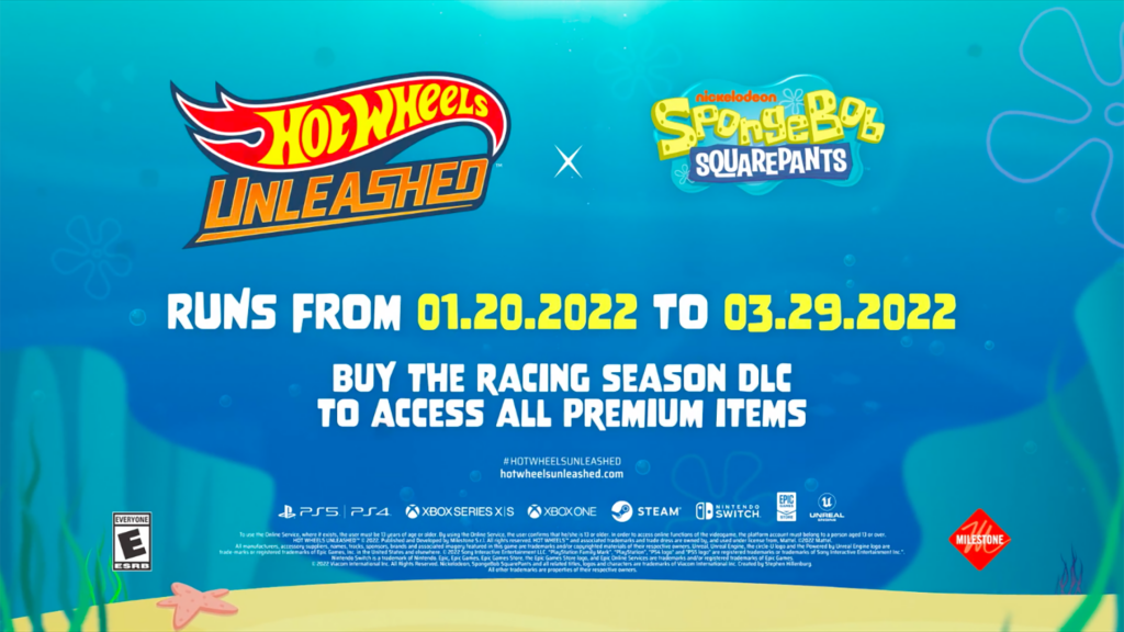 SpongeBob season begins on Hot Wheels Unleashed