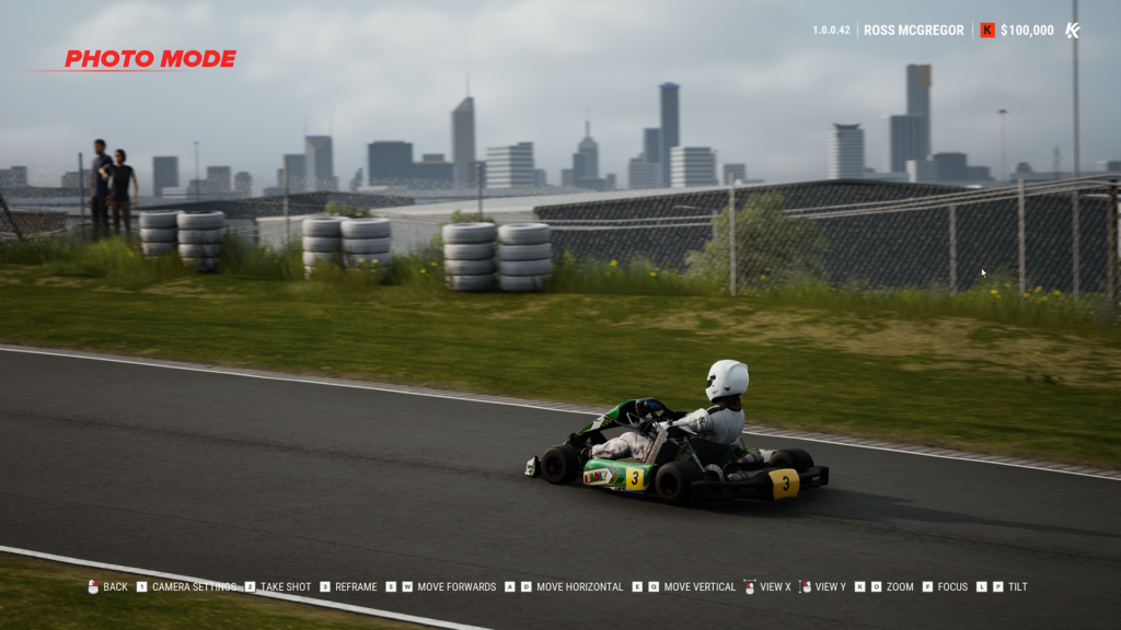 KartKraft photo mode UI